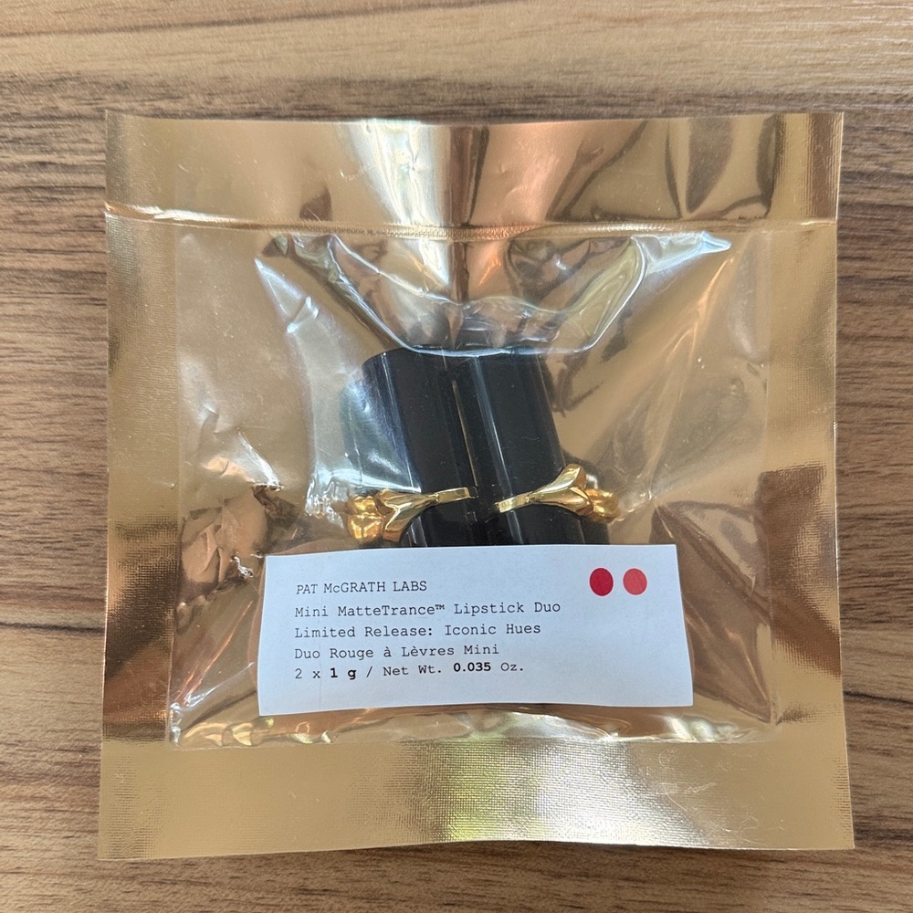 Pat McGrath Mini MatteTrance Lipstick Duo - Iconic Hues. New in package.